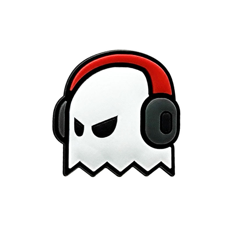 Ghost With Headphones Charm