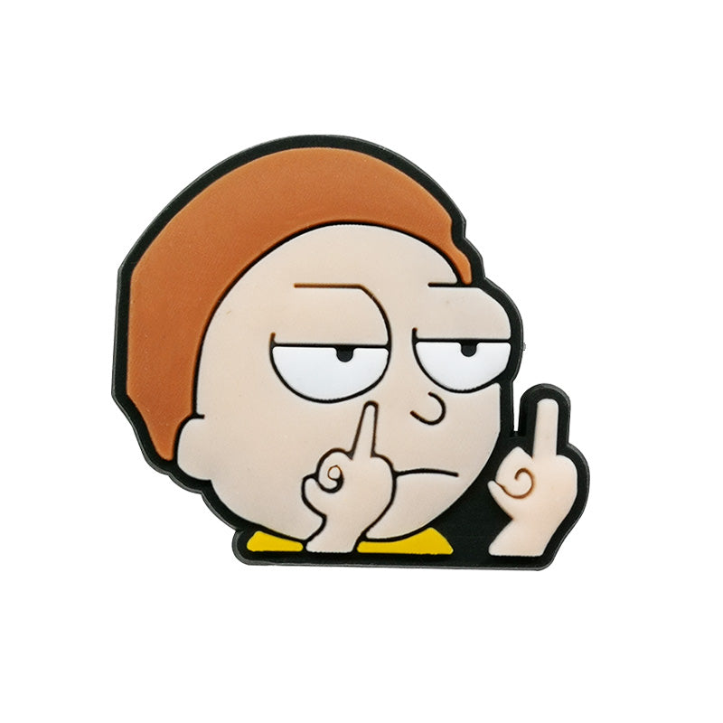 Morty Flipping You Off Charm