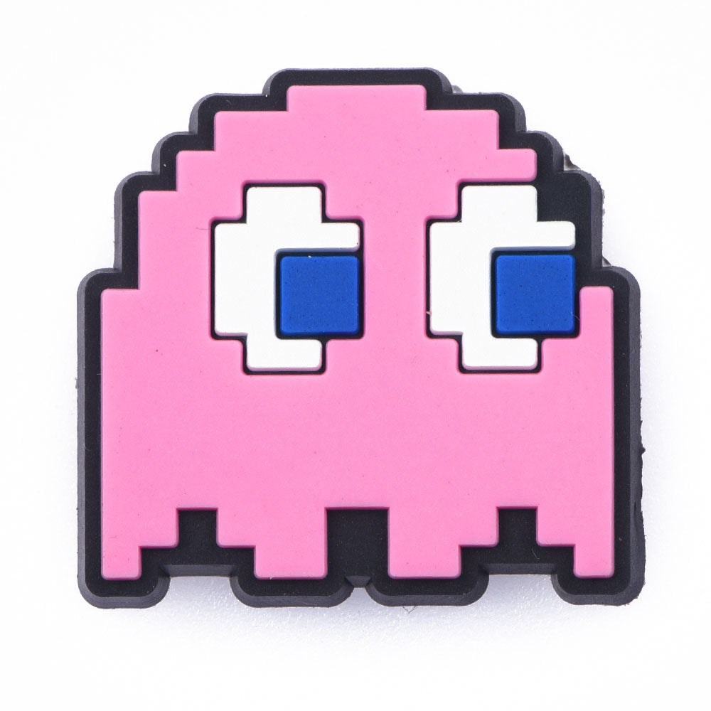 Pacman Pinky Ghost Charm