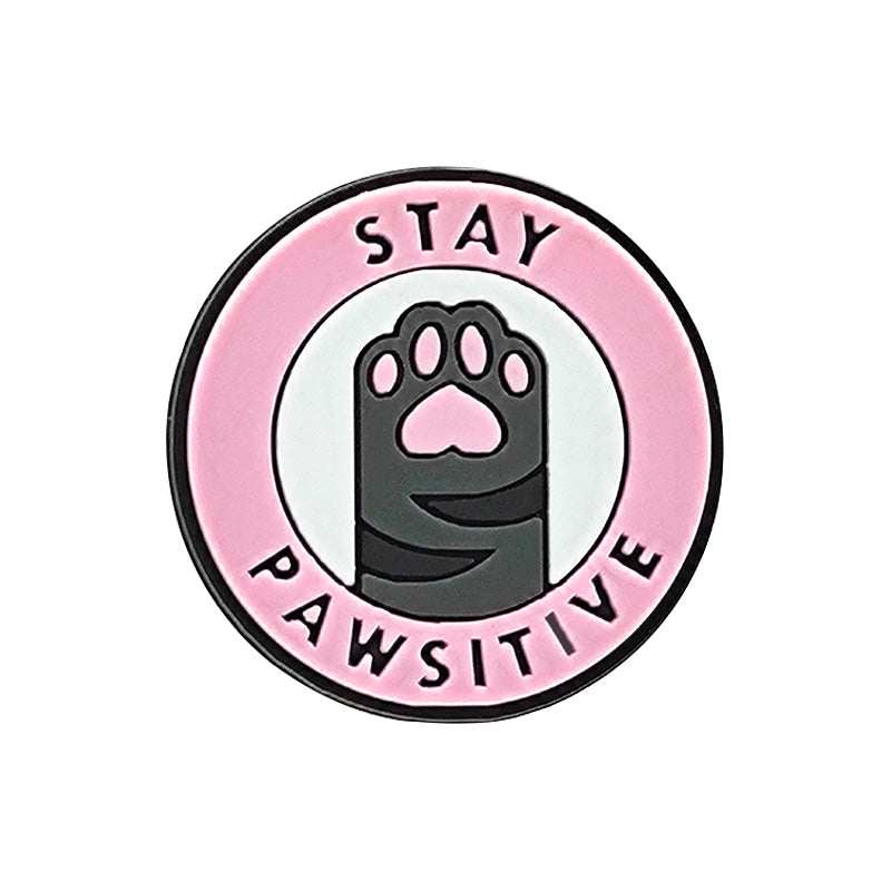 Stay Pawsitive Charm