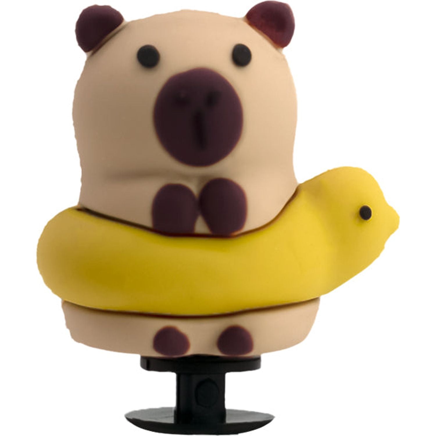 Buy 3D capybara - Bear With A Floatie Charm Online in UAE