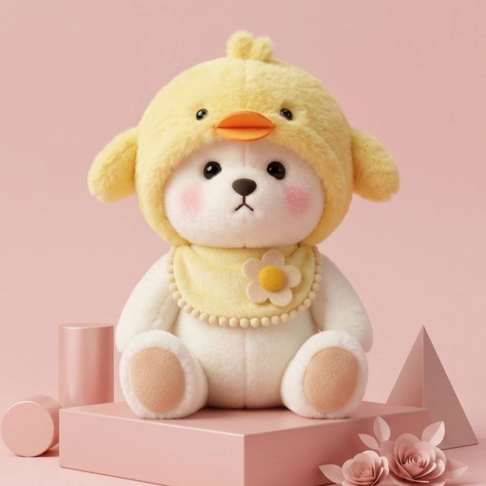 White Love Me Bear