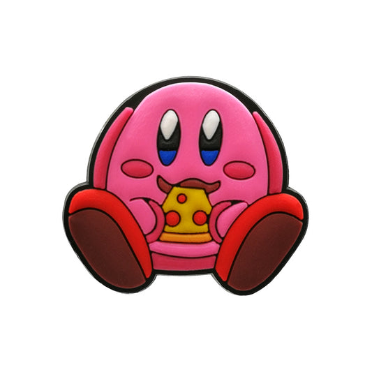 Kirby Eating Pizza Charm