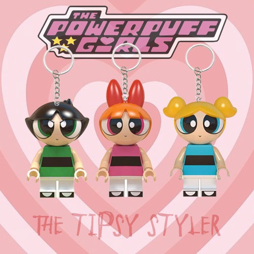 PowerPuff girls keychain (three pieces)