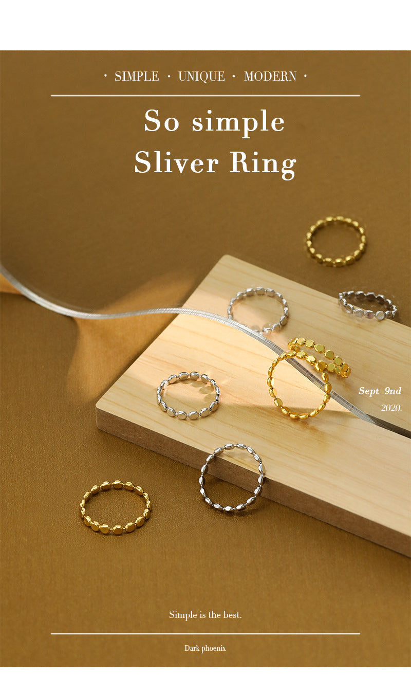 Beaded Dot Eternity Ring - 925 Sterling Silver - Photo 11 | Pinky Promise