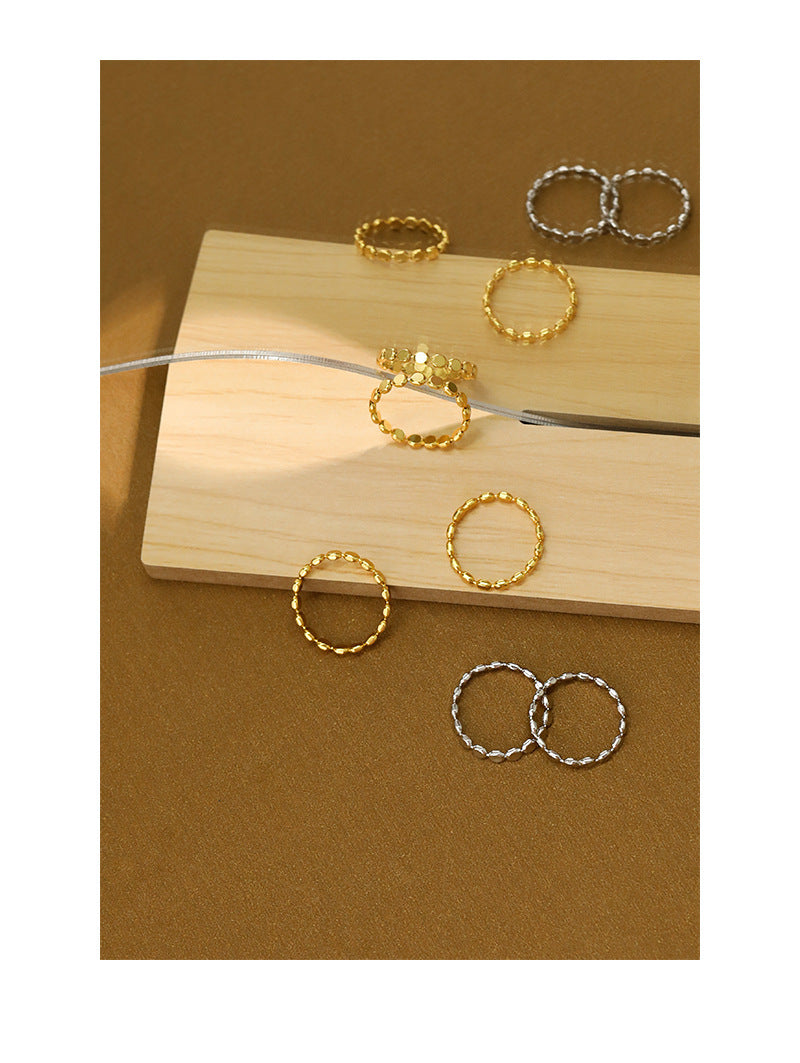 Beaded Dot Eternity Ring - 925 Sterling Silver - Photo 12 | Pinky Promise