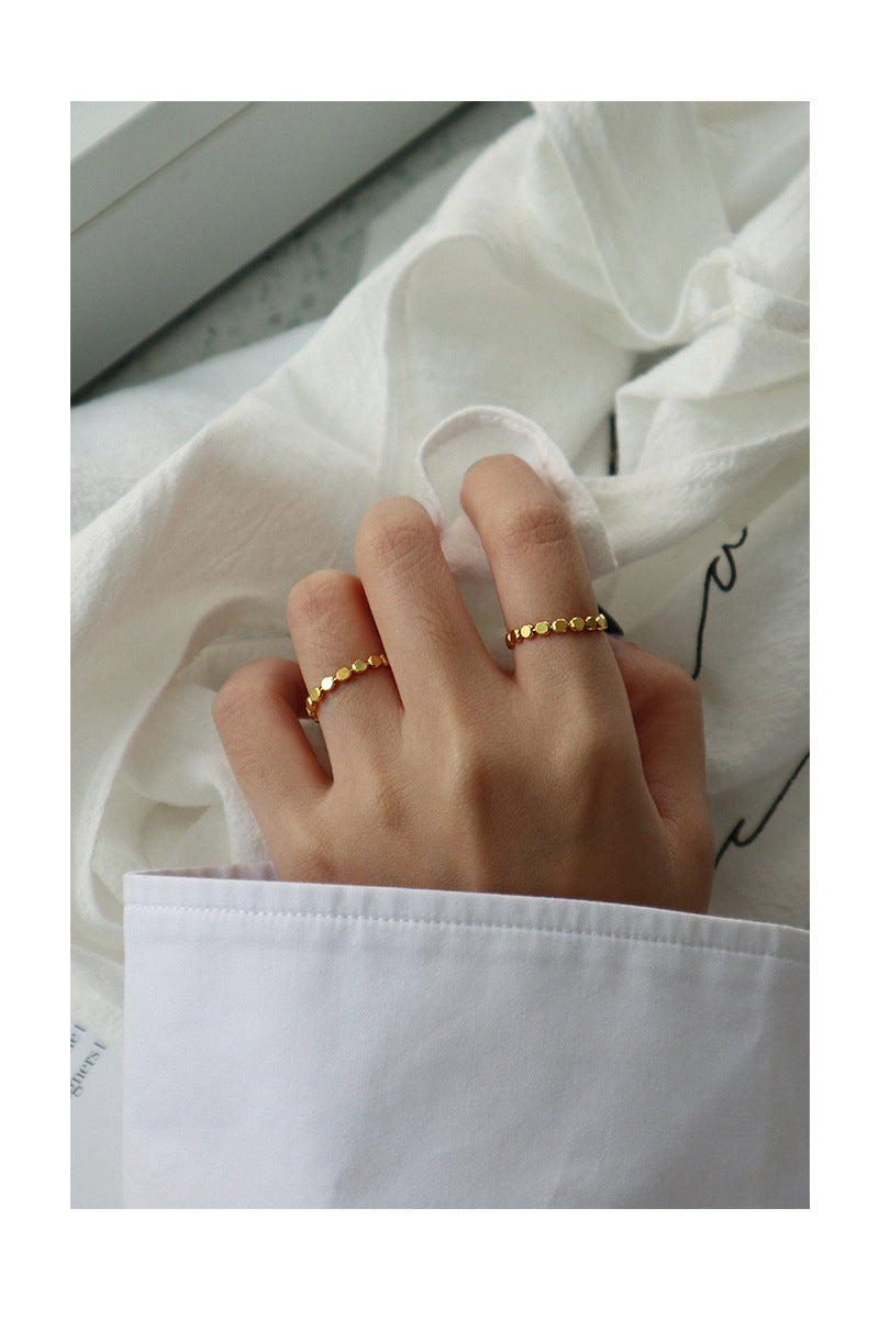 Beaded Dot Eternity Ring - 925 Sterling Silver - Photo 13 | Pinky Promise
