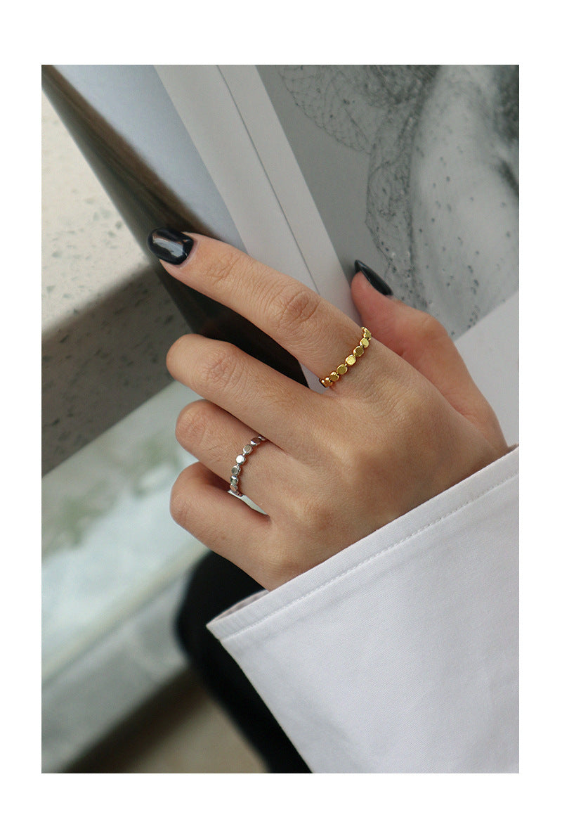 Beaded Dot Eternity Ring - 925 Sterling Silver - Photo 10 | Pinky Promise