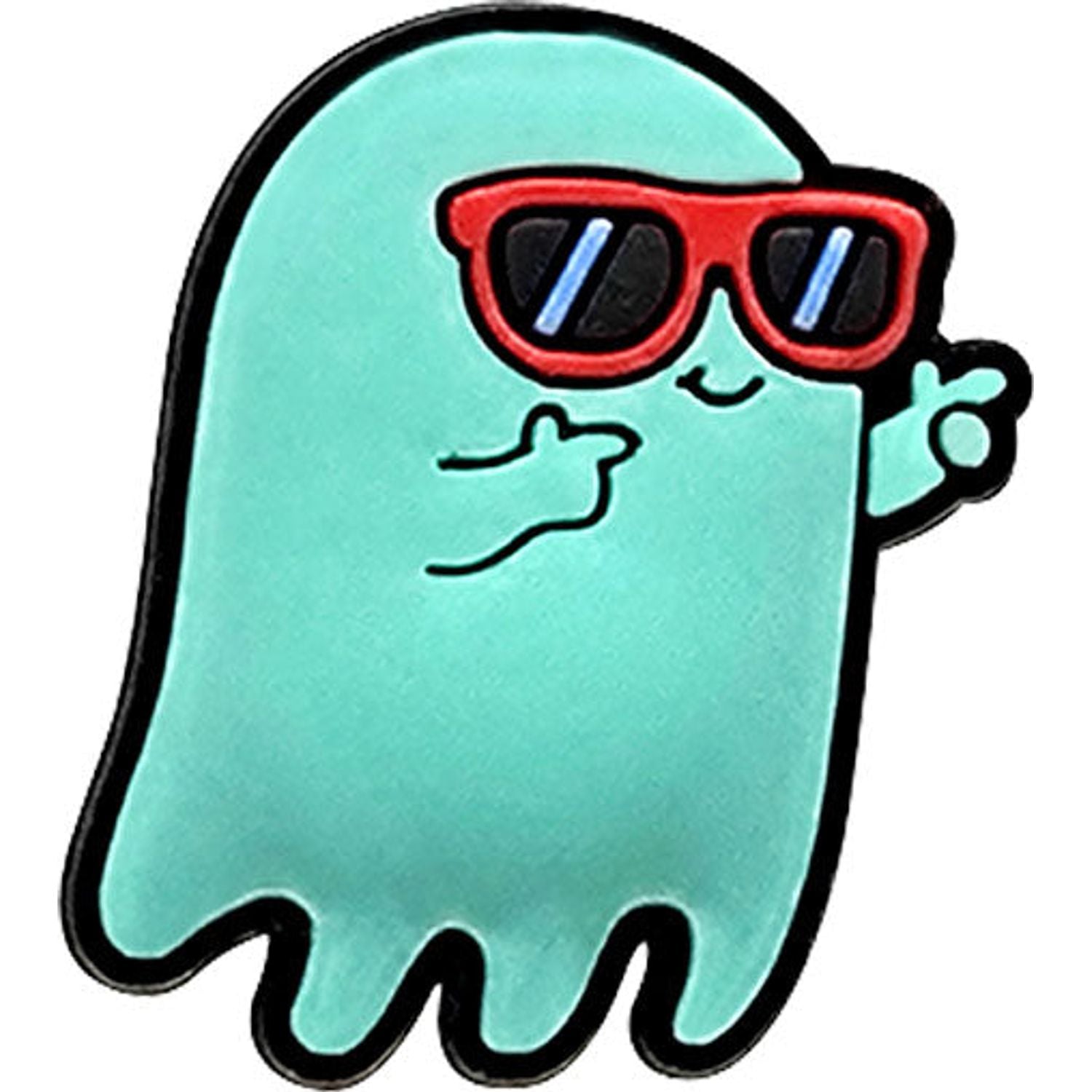 Blue Ghost With Sunglasses Charm