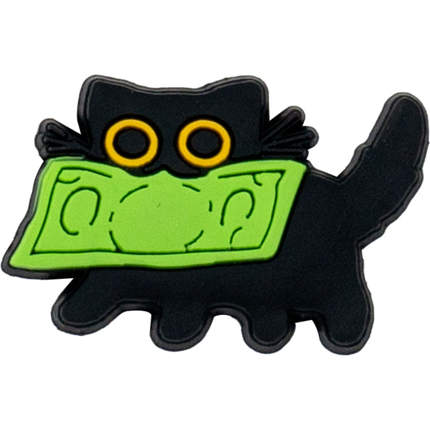 Cat With Money Charm