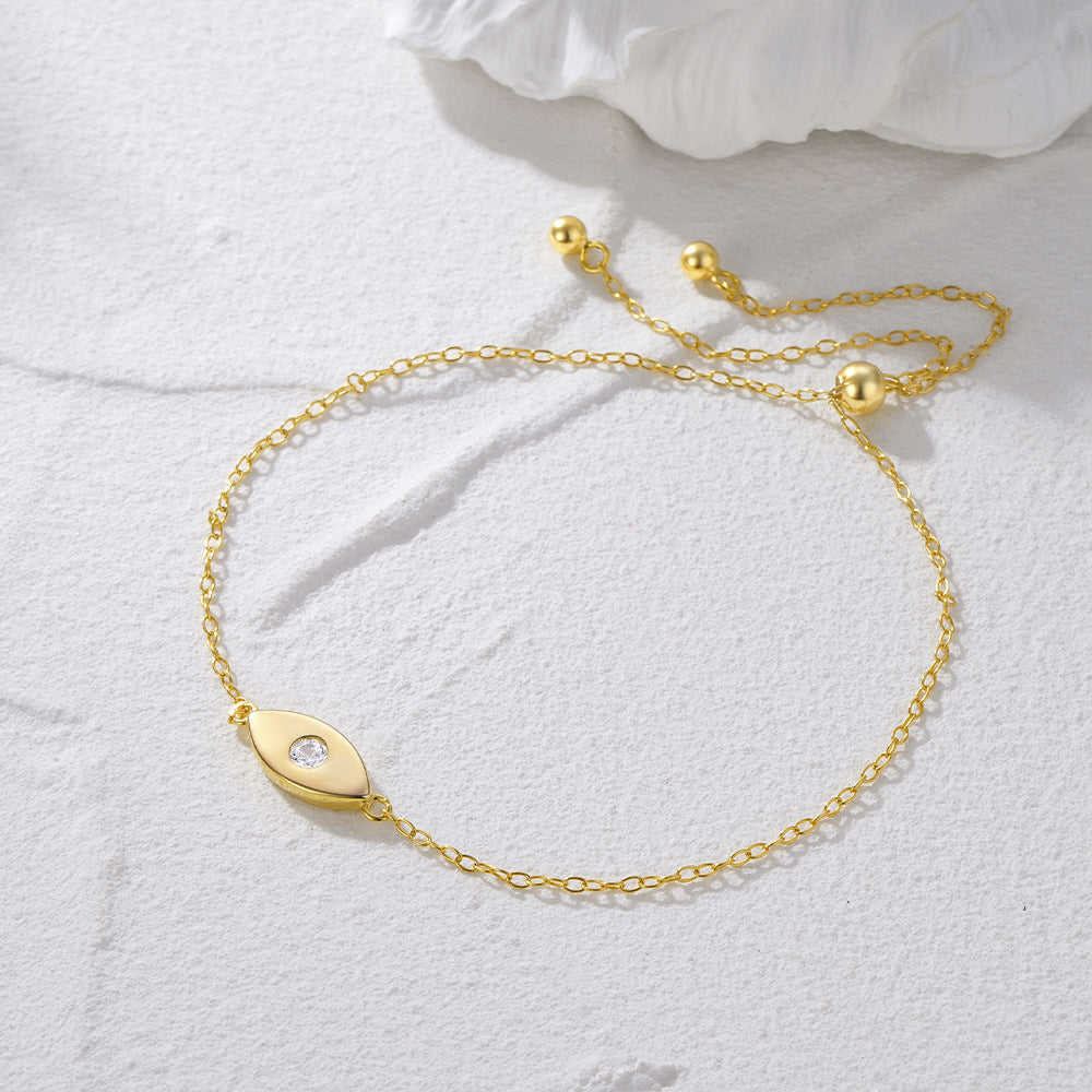 Evil Eye Charm Bracelet – 925 Sterling Silver, Gold Plated - Photo 11 | Pinky Promise