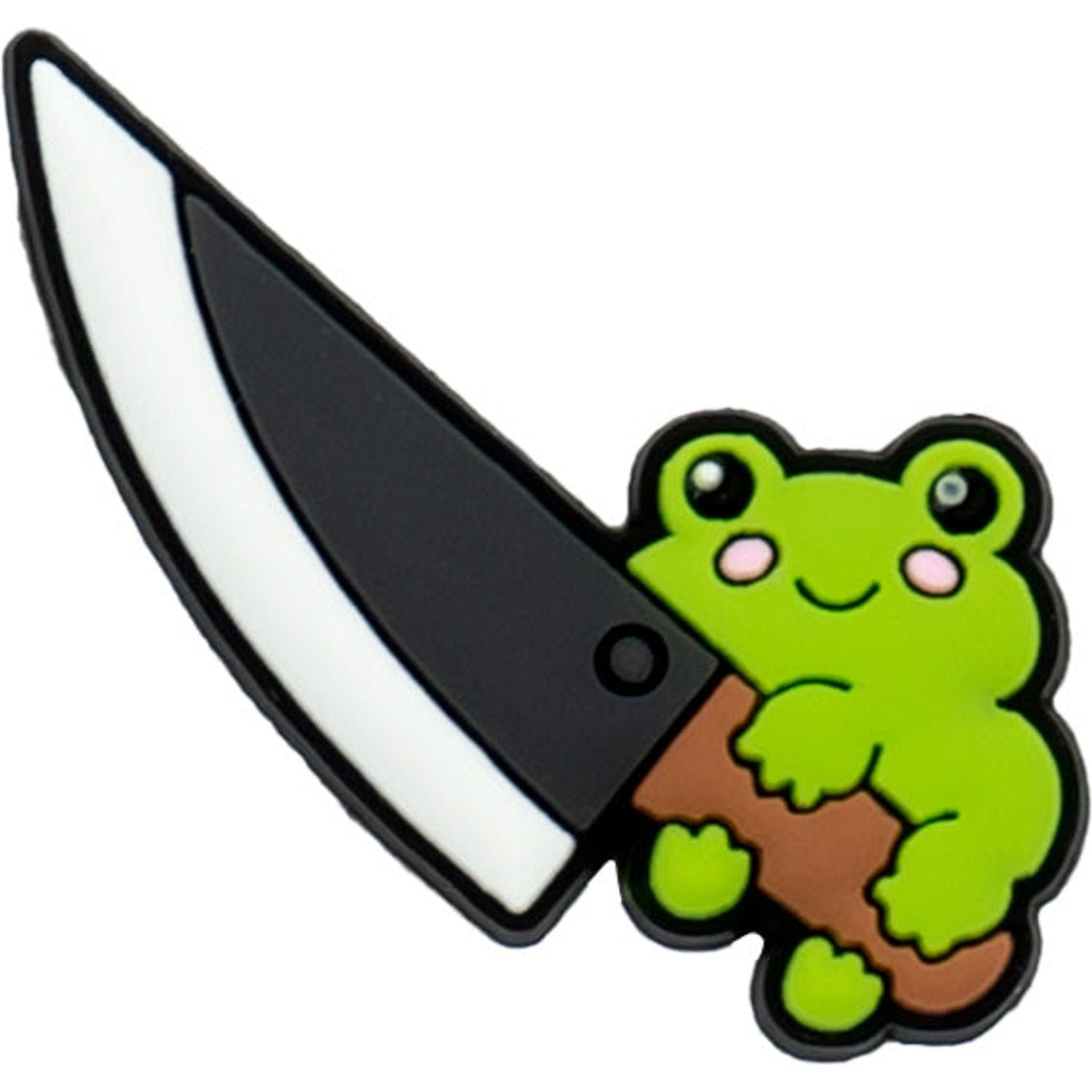 Frog Holding A Knife