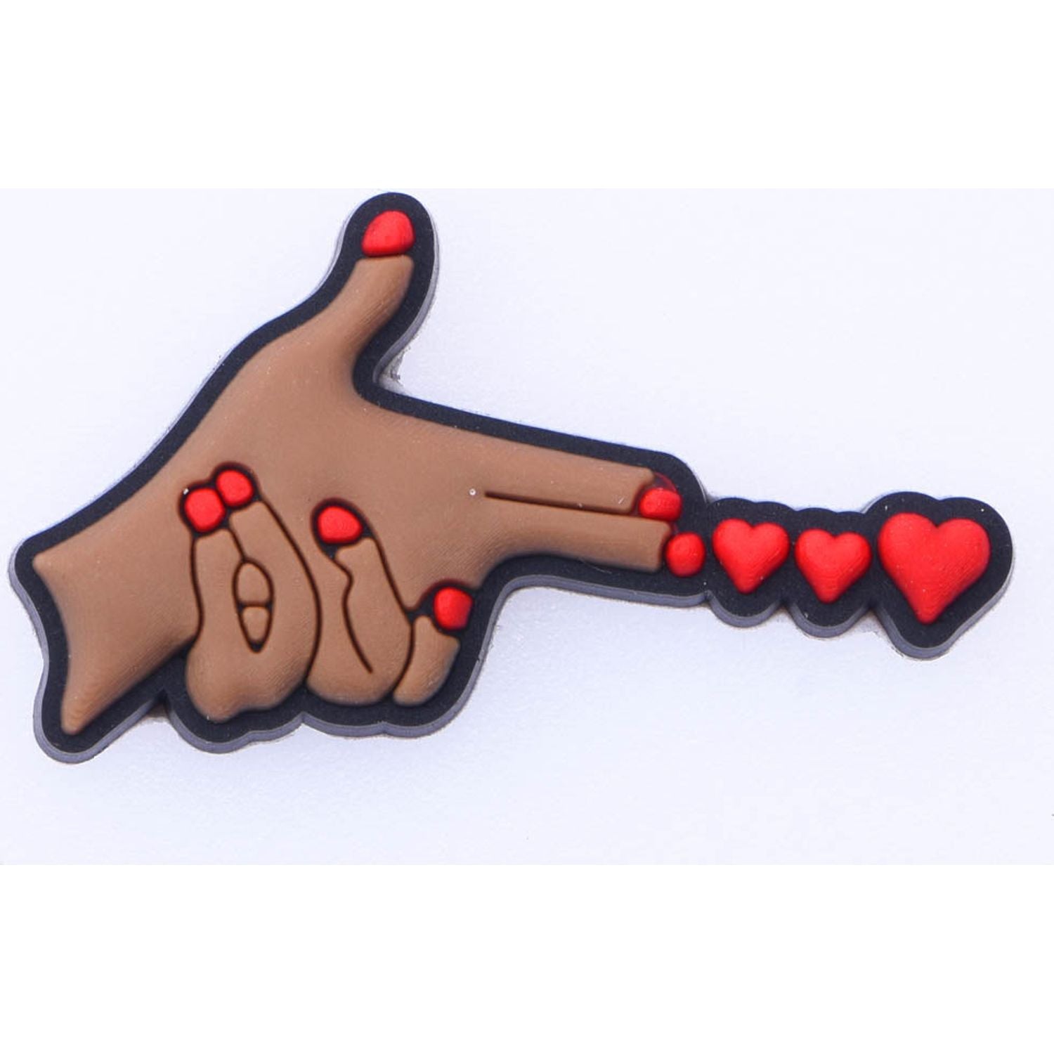 Hand Love Gun Charm