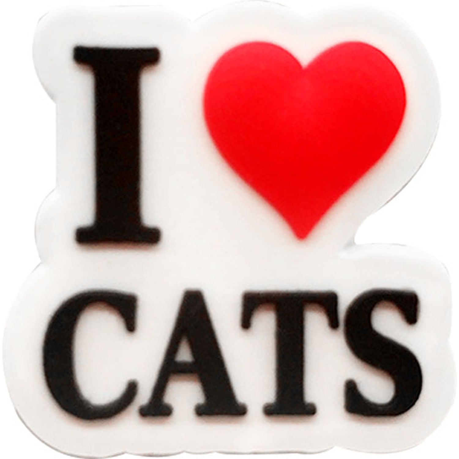 I Love Cats Charm