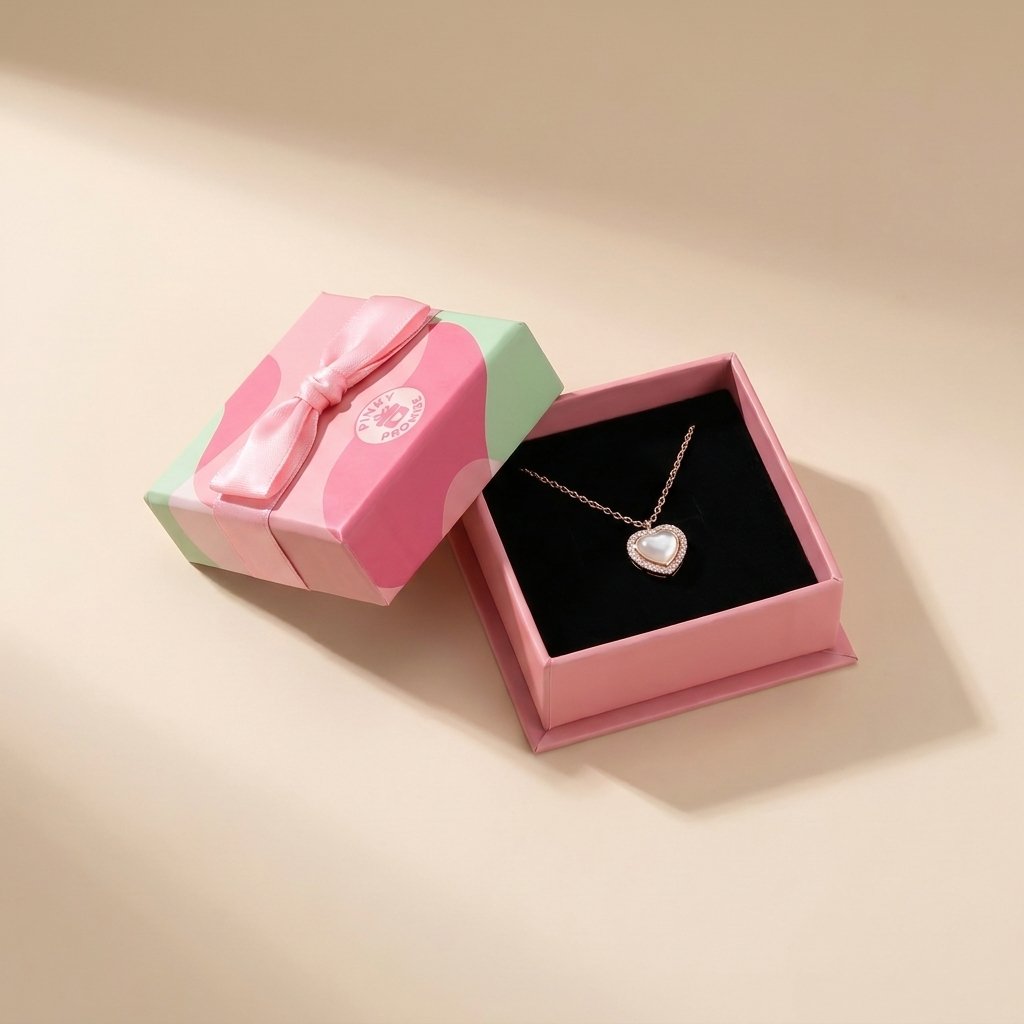 Pearl Heart Halo Necklace - Gold Plated 925 Sterling Silver | Pinky Promise