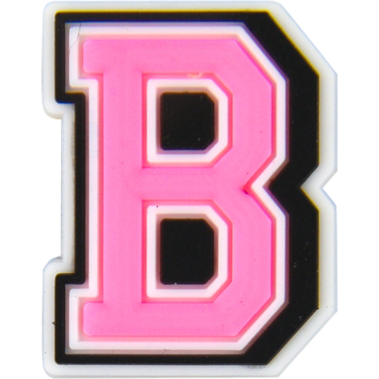 pink B charm