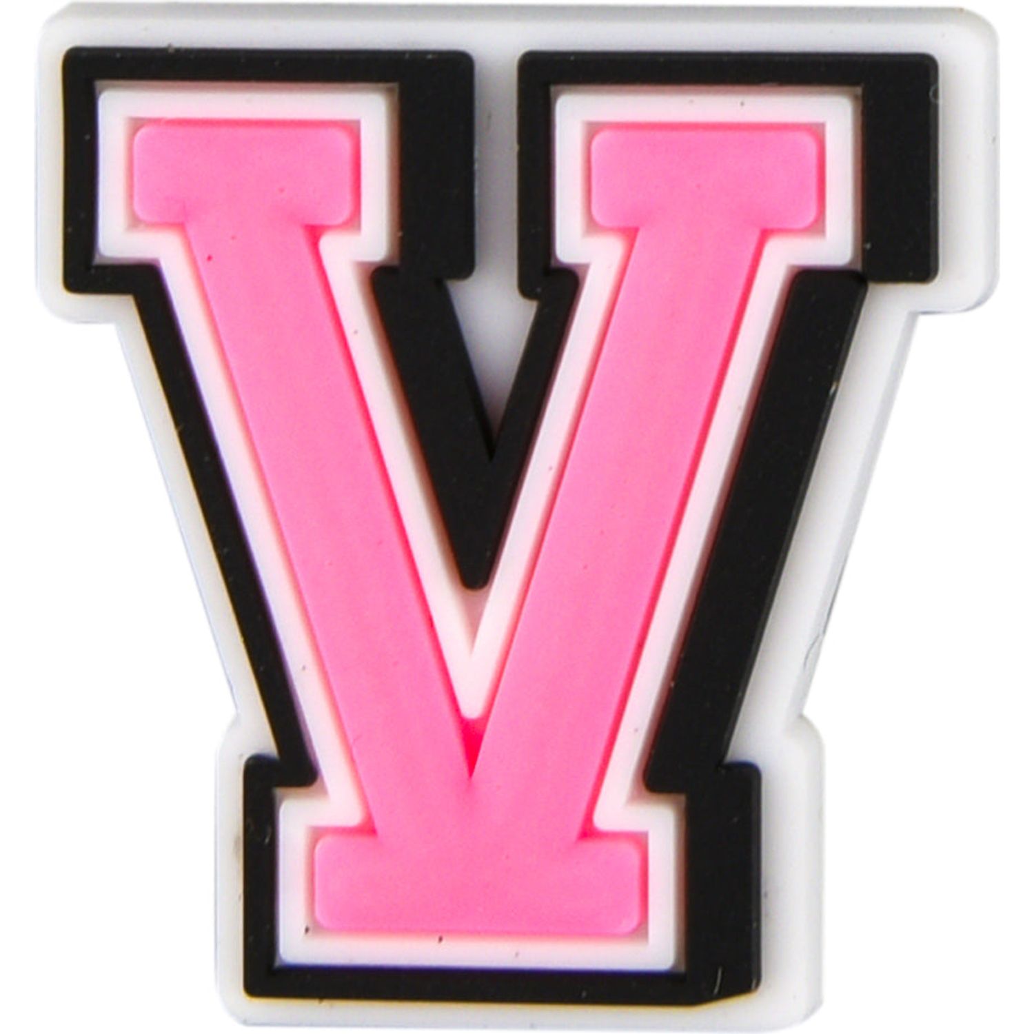 pink V charm
