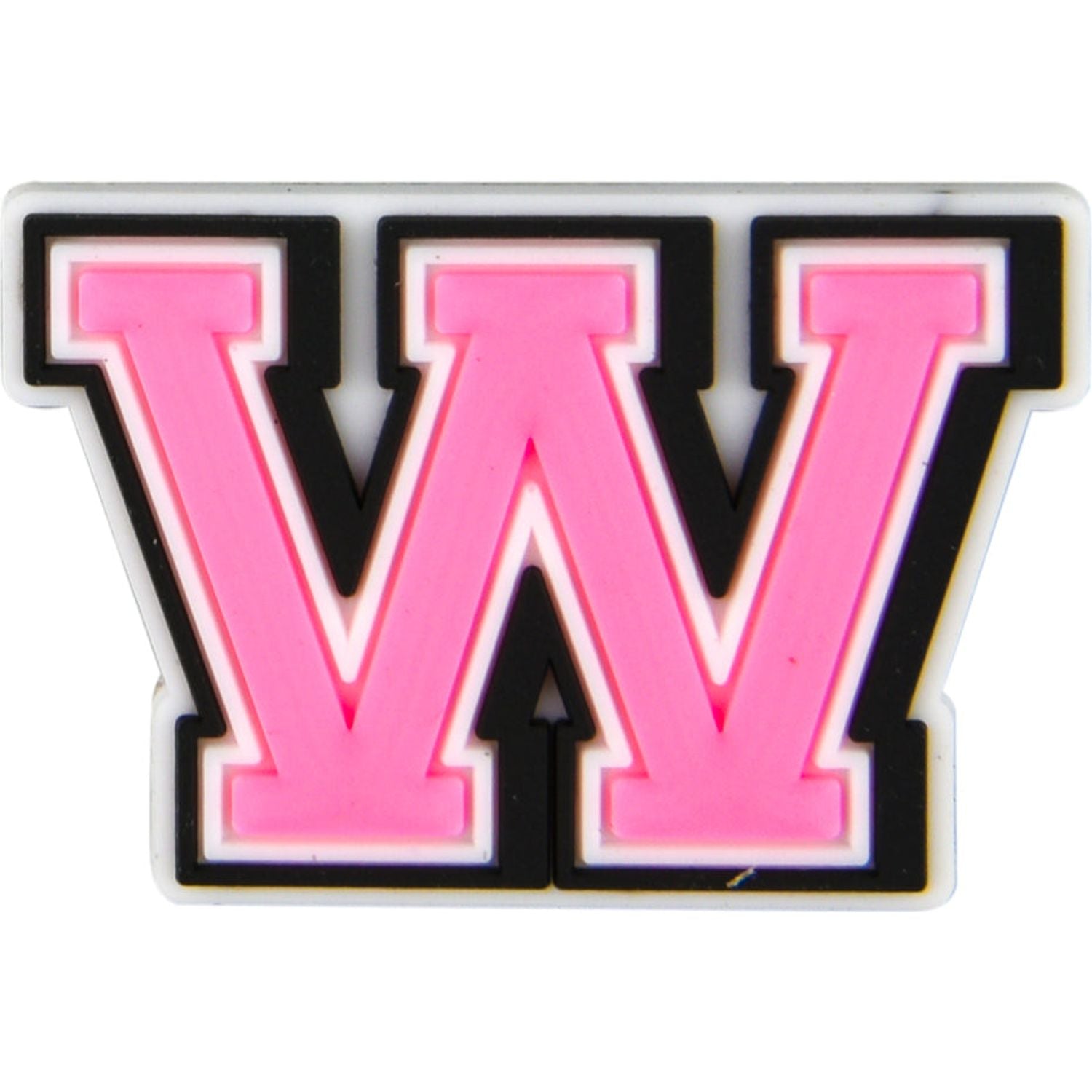 pink W charm