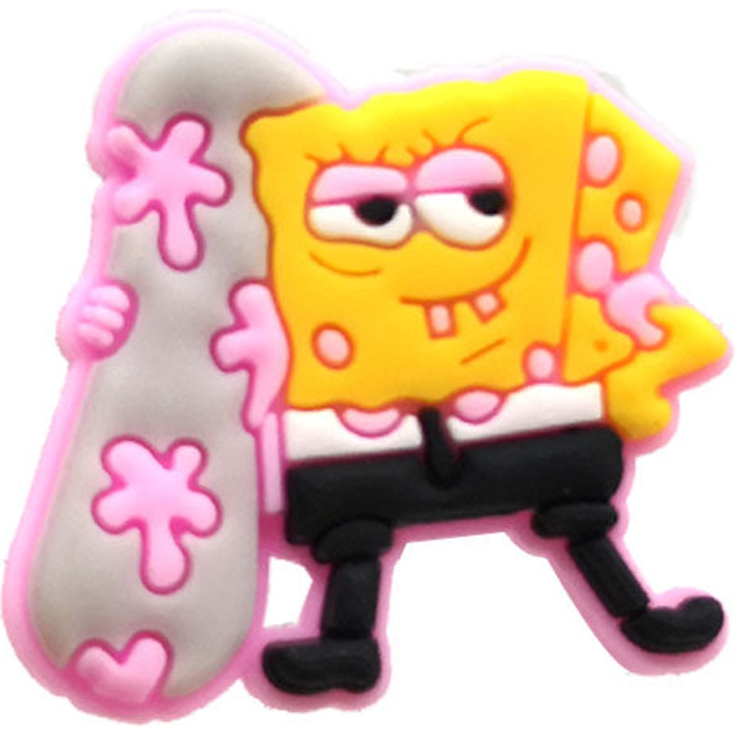 Spongebob With A Surfing Board