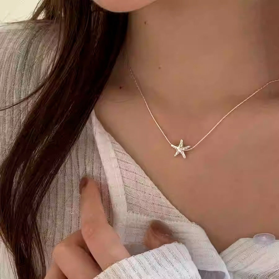 Starfish Pendant Necklace – 925 Sterling Silver - Photo 4 | Pinky Promise